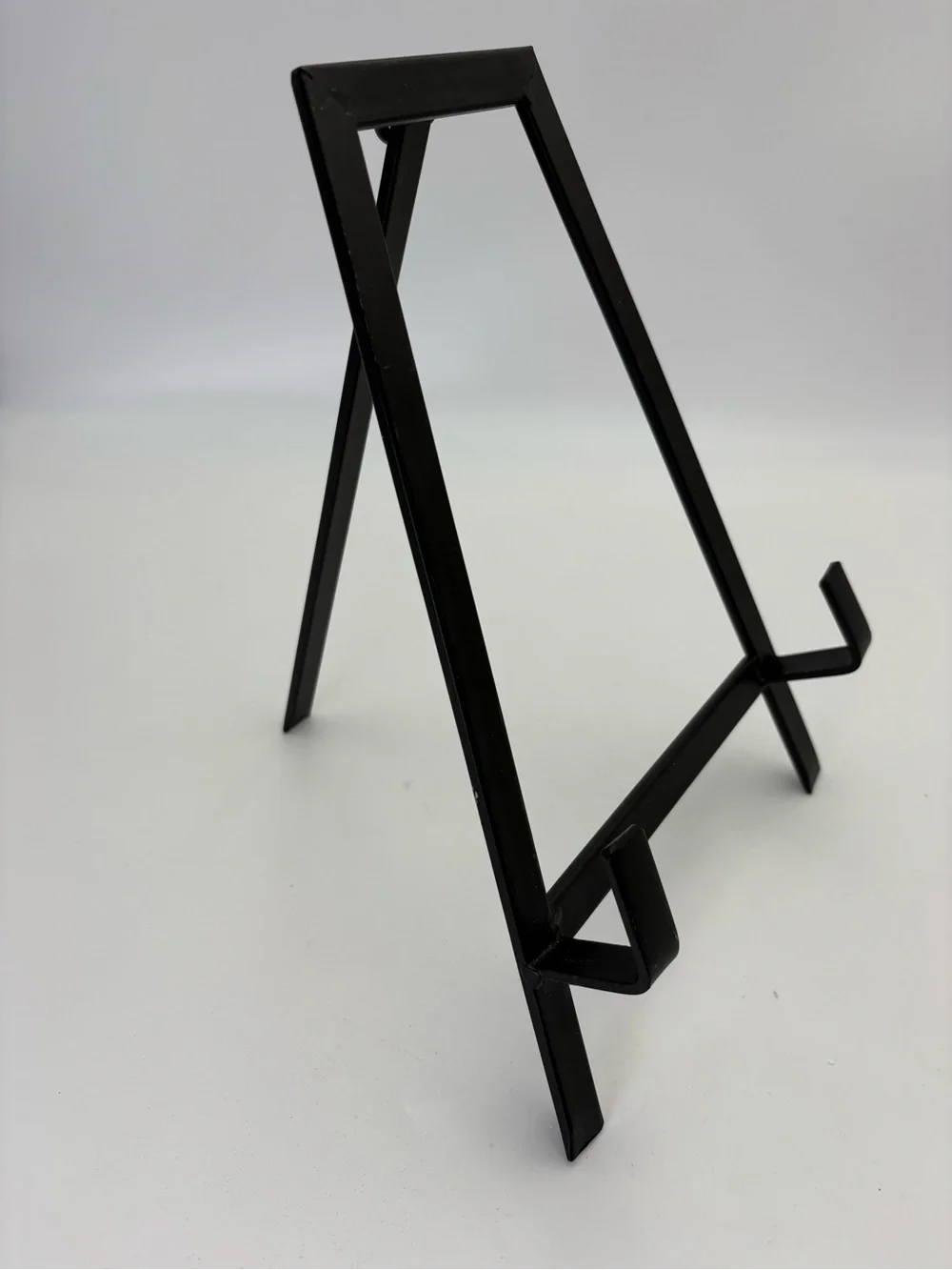 Large Black Metal Display Easel Stand - Heavy Duty